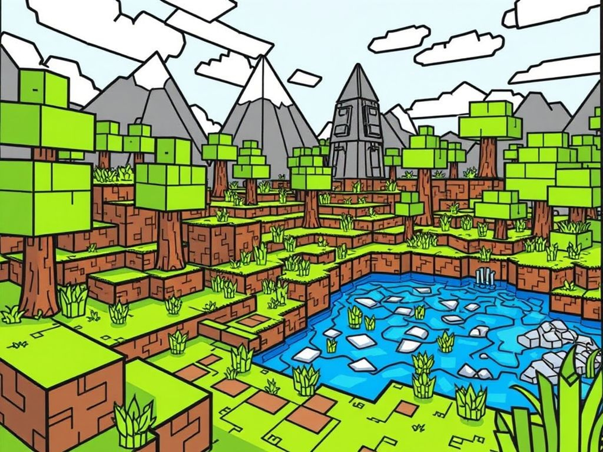 Minecraft à colorier