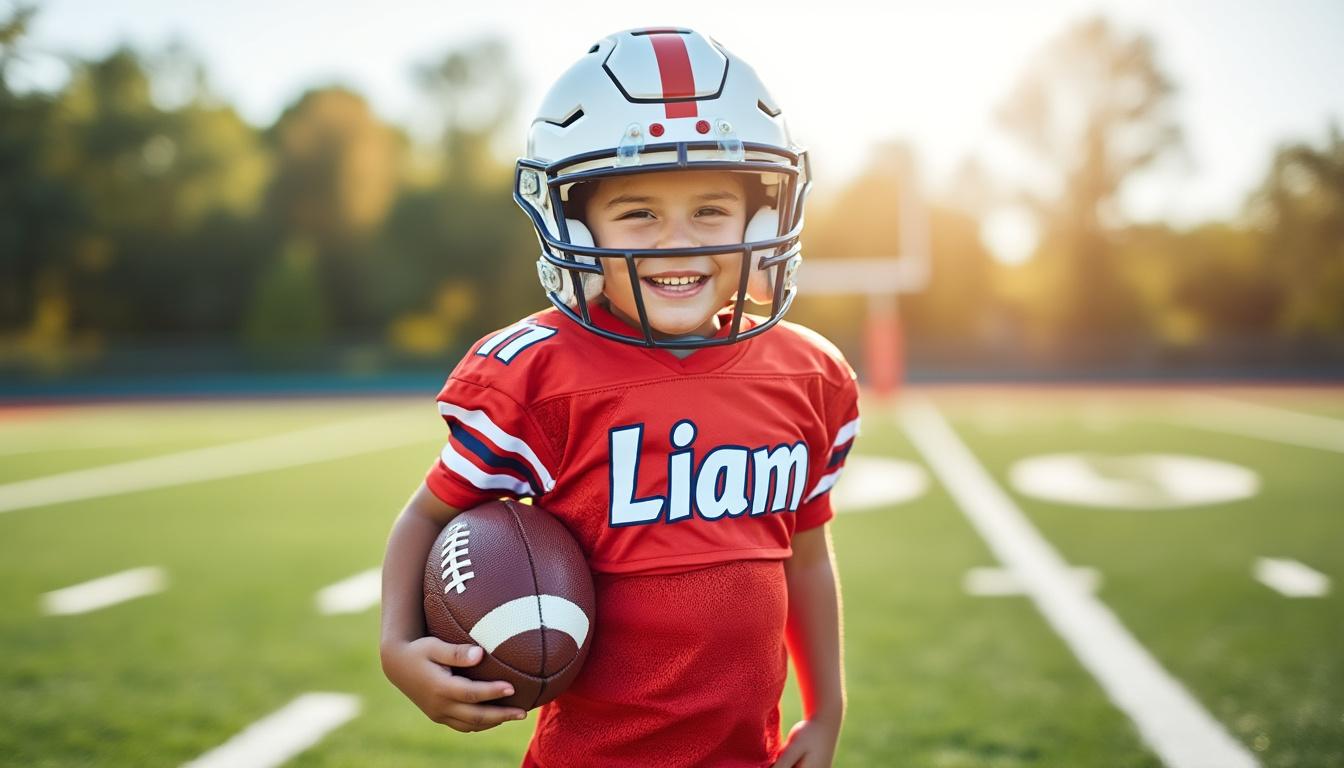 offrez à votre jeune footballeur un maillot de foot personnalisé ! ce cadeau unique allie style et passion pour le sport, permettant à votre enfant de se sentir comme un pro sur le terrain. parfait pour les anniversaires ou toute autre occasion spéciale.