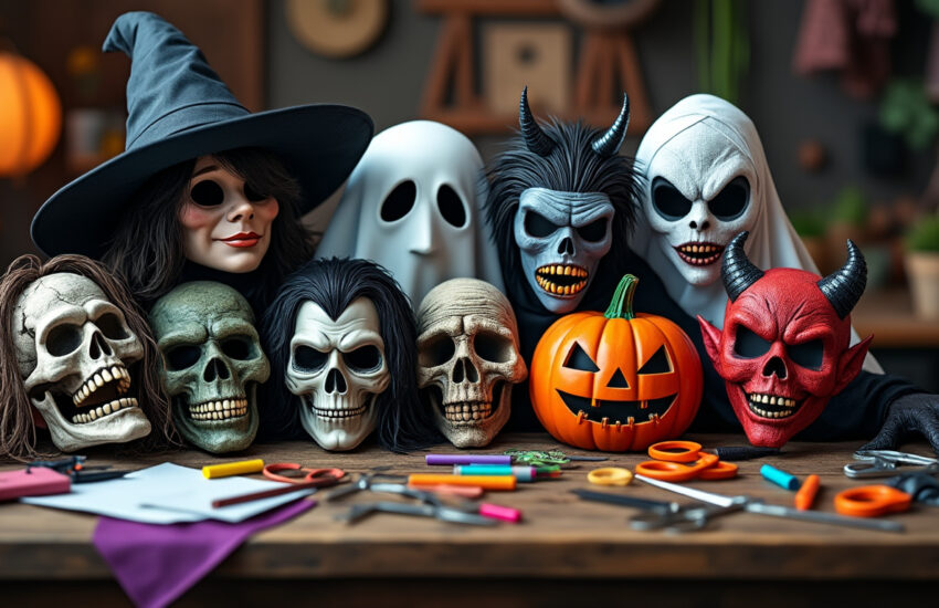 trouvez 10 modèles de masques d’halloween à imprimer gratuitement et réalisez facilement vos déguisements à la maison ! idéal pour petits et grands, rapide à fabriquer.