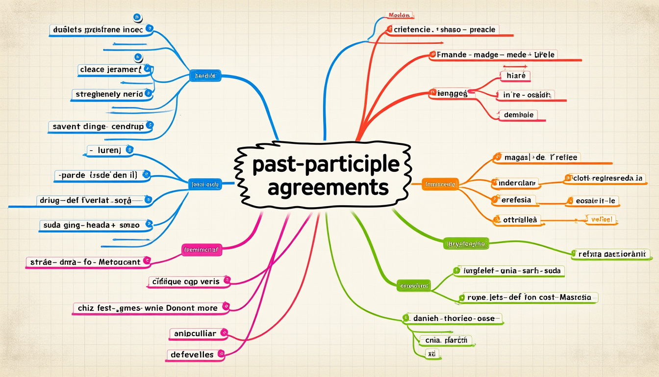 maîtrisez facilement l'accord du participe passé grâce à la carte mentale. découvrez une méthode visuelle et efficace pour optimiser votre apprentissage et mémoriser sans difficulté les règles d'accord.