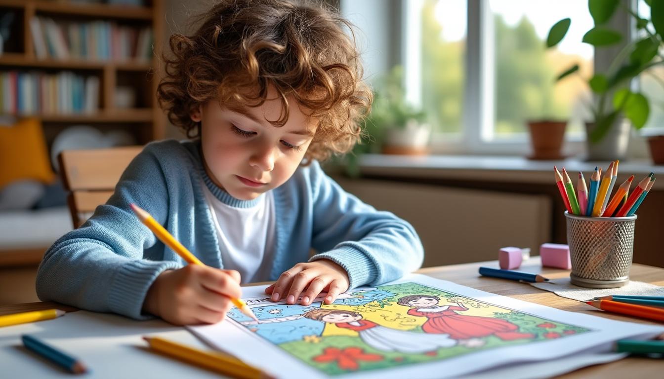 découvrez comment le coloriage de raya encourage l'imagination des enfants, développe leur motricité fine et favorise l'expression artistique tout en s'amusant avec leur héroïne préférée !