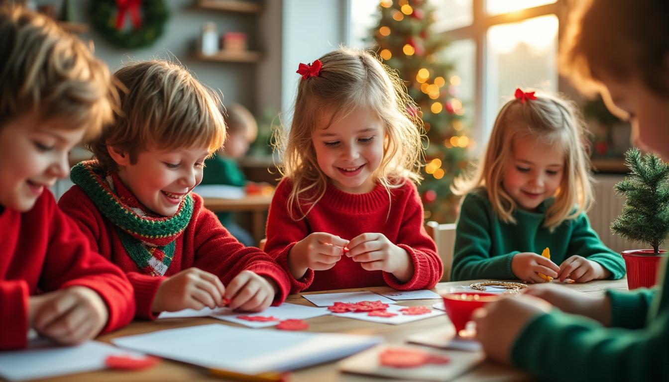 découvrez des idées d'activités de noël simples et ludiques à réaliser en maternelle. inspirez-vous de propositions créatives pour célébrer noël avec les tout-petits et partager la magie des fêtes en classe.
