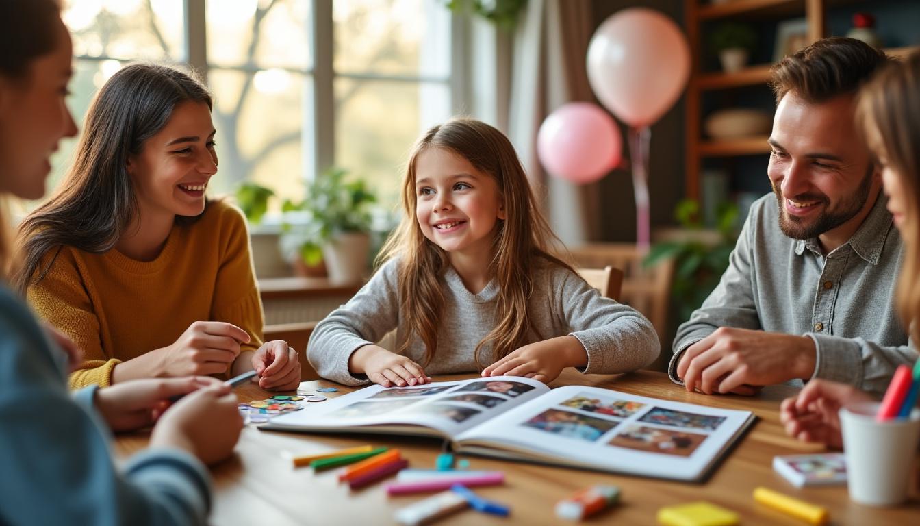 découvrez comment rendre votre album souvenir d'anniversaire d'enfant unique en impliquant les invités à travers des idées créatives et interactives.