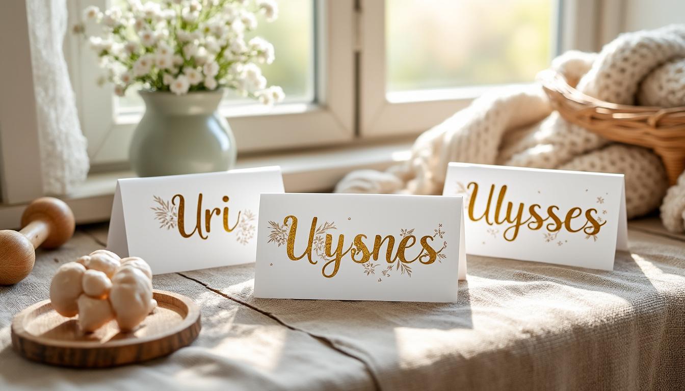 explorez notre sélection unique de prénoms de garçon commençant par la lettre u pour trouver le nom parfait pour votre bébé.