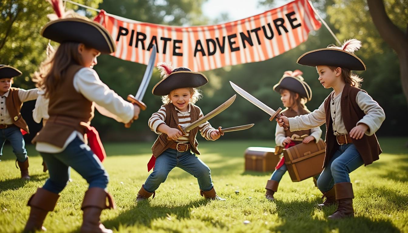 découvrez les costumes incontournables pour un anniversaire d'enfant sur le thème des pirates des mers, pour une fête mythique pleine d'aventures et de fun.
