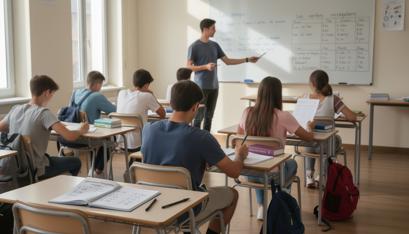 découvrez les secrets du tableau des classes grammaticales grâce à ce guide complet, idéal pour aider les étudiants à maîtriser la grammaire française facilement.