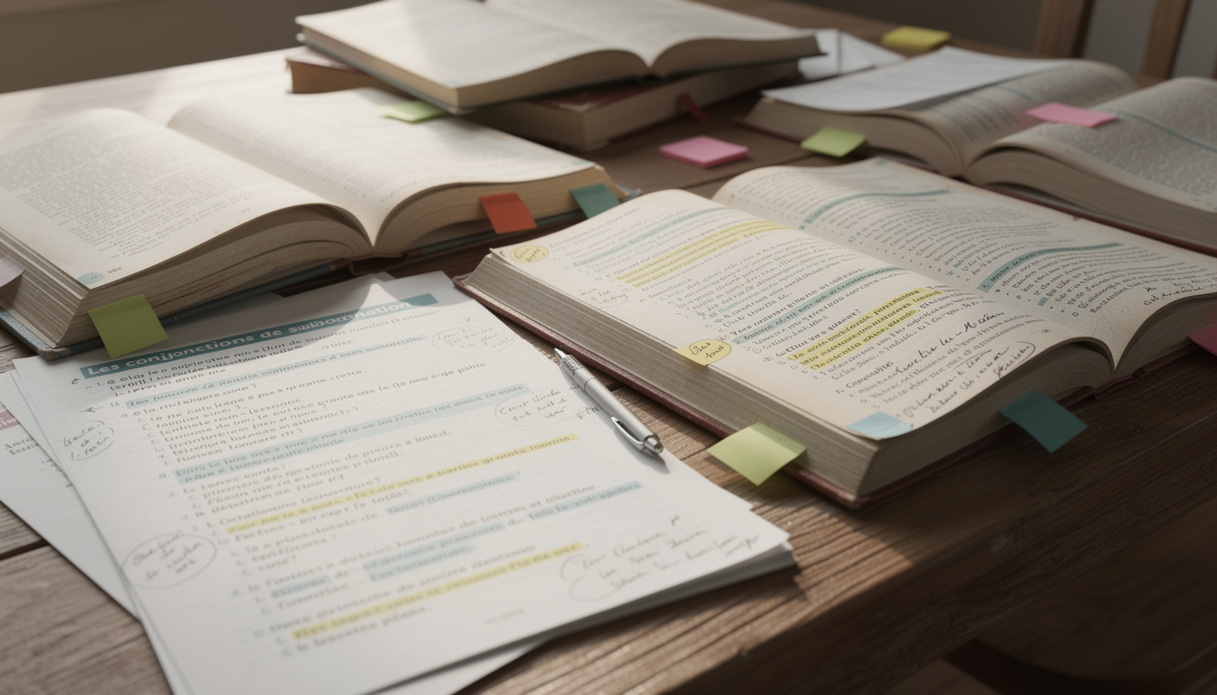 découvrez une liste pdf détaillée pour maîtriser les nuances des conjonctions de subordination en français, idéale pour améliorer votre grammaire et votre compréhension.