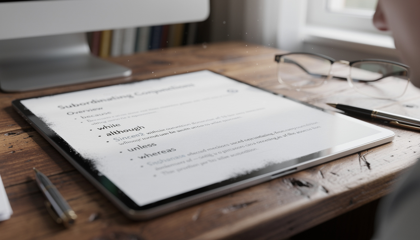 découvrez une liste pdf détaillée des conjonctions de subordination pour maîtriser leurs nuances et améliorer votre maîtrise du français.