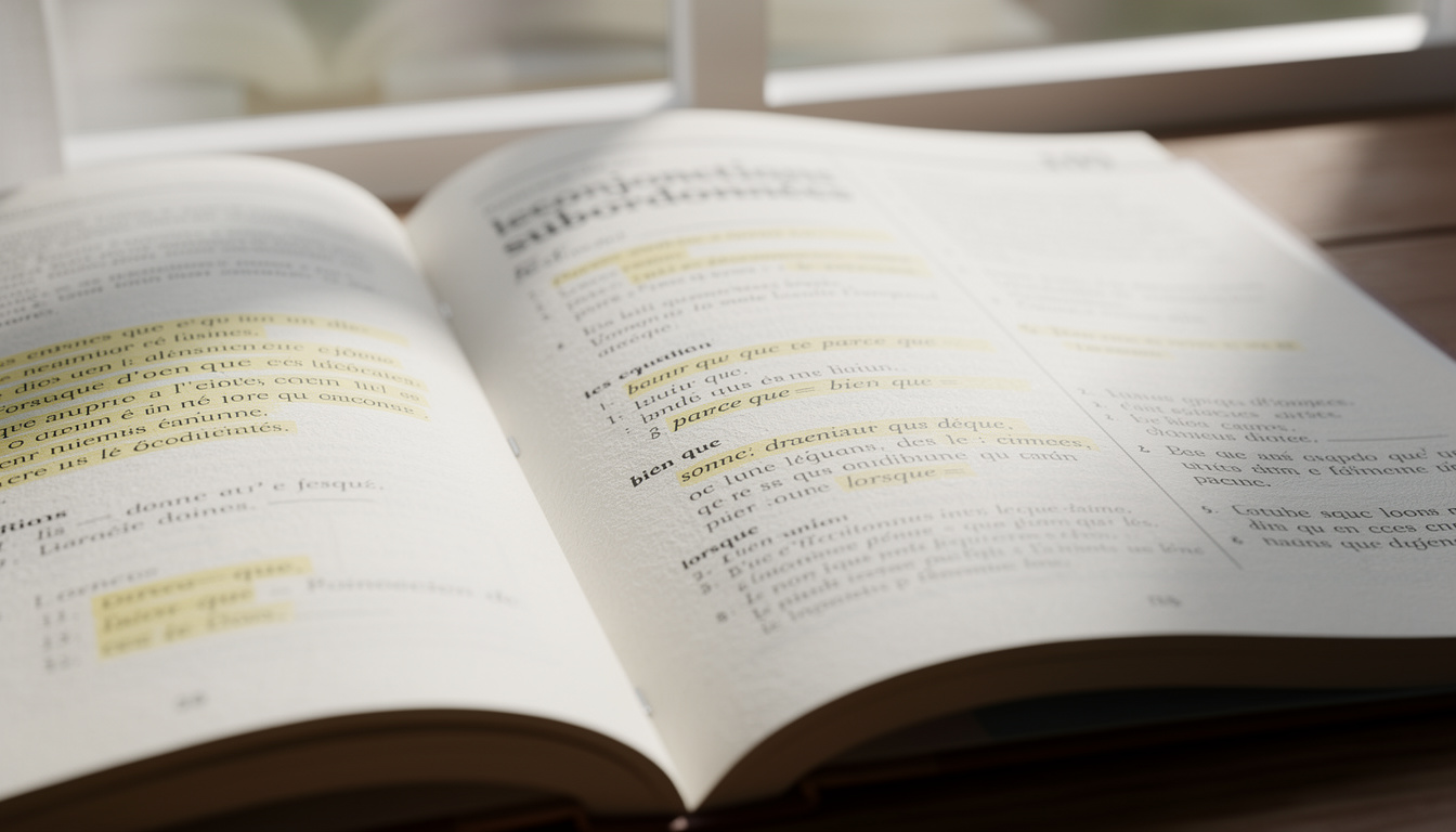 découvrez notre tableau des conjonctions de subordination, un guide complet pour améliorer votre rédaction en maîtrisant les liaisons essentielles de la langue française.