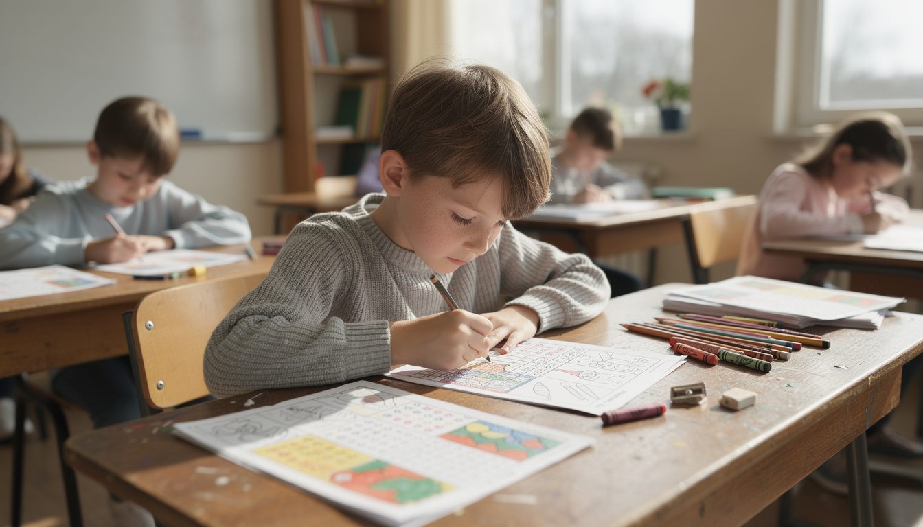 découvrez des initiatives originales utilisant le coloriage magique pour apprendre les tables de multiplication en classe de manière ludique et interactive.