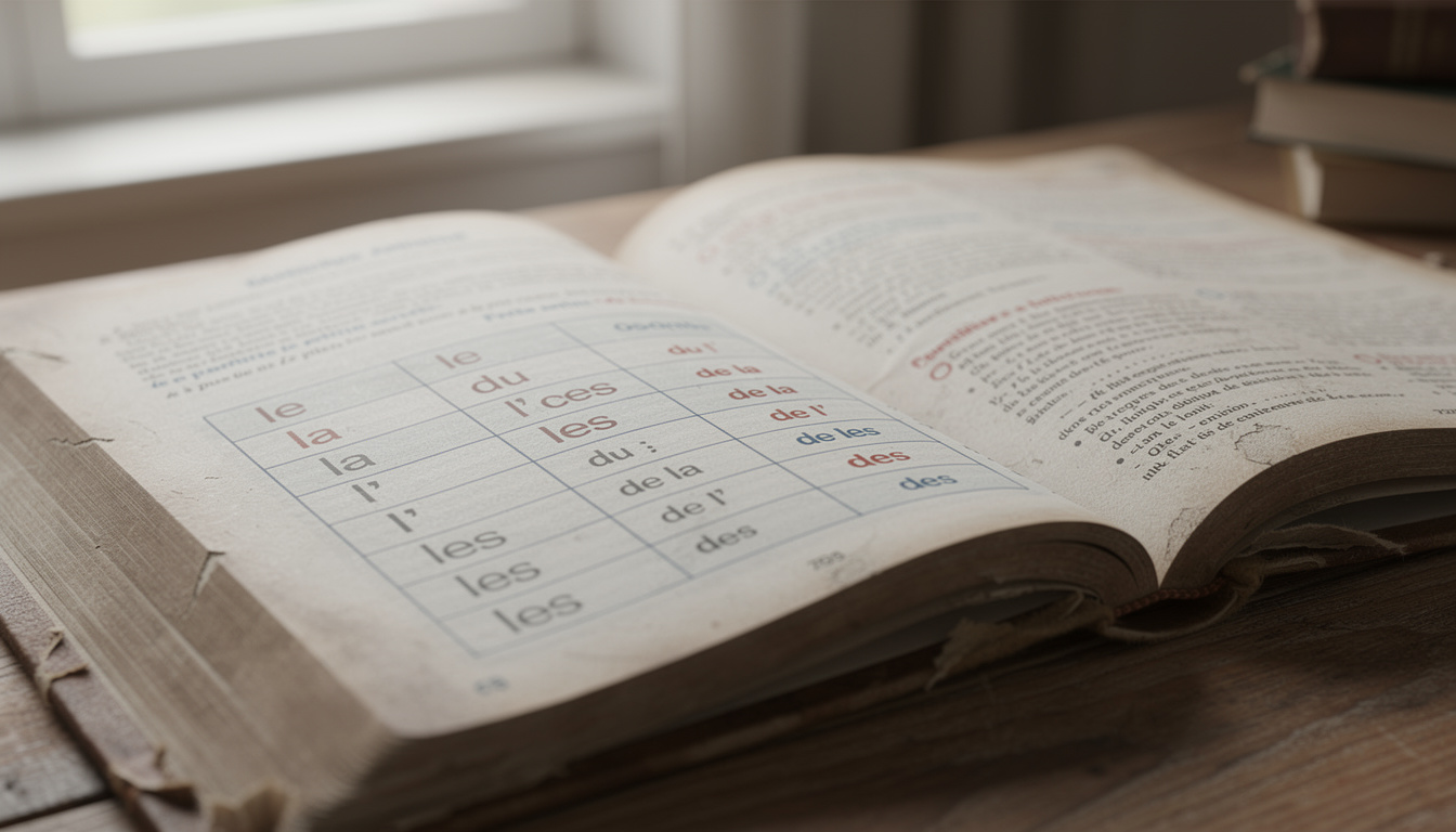 découvrez le tableau des articles définis et partitifs, un outil essentiel pour les étudiants en langue pour maîtriser les bases et améliorer leur compétence en français.