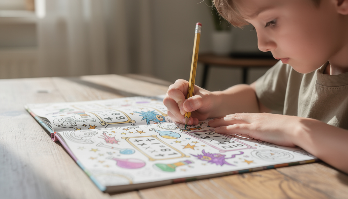 découvrez comment le coloriage magique de la table de 4 améliore la concentration et la dextérité chez les enfants tout en rendant l'apprentissage ludique et efficace.