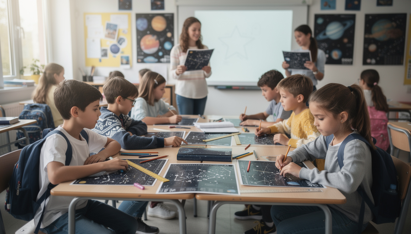 découvrez les bienfaits de l'utilisation des cartes de constellation en maternelle pour favoriser l'apprentissage, stimuler la créativité et encourager le travail collaboratif chez les jeunes enfants.