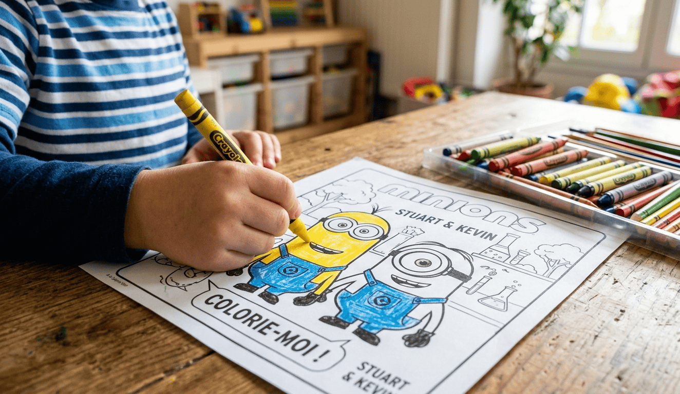 coloriages des minions