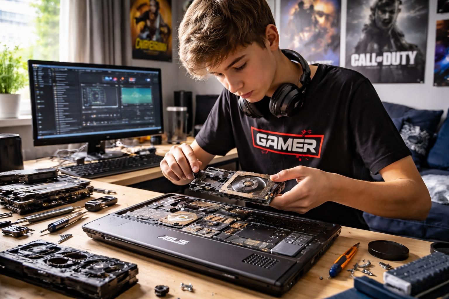 découvrez comment changer le gpu de votre pc portable asus avec des options adaptées aux gamers adolescents pour améliorer les performances de jeu.