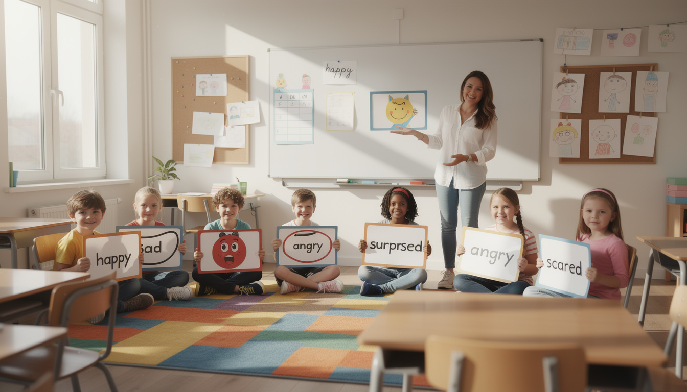 découvrez des méthodes efficaces pour enseigner les émotions en anglais aux enfants, en rendant l'apprentissage ludique et adapté à leur âge.