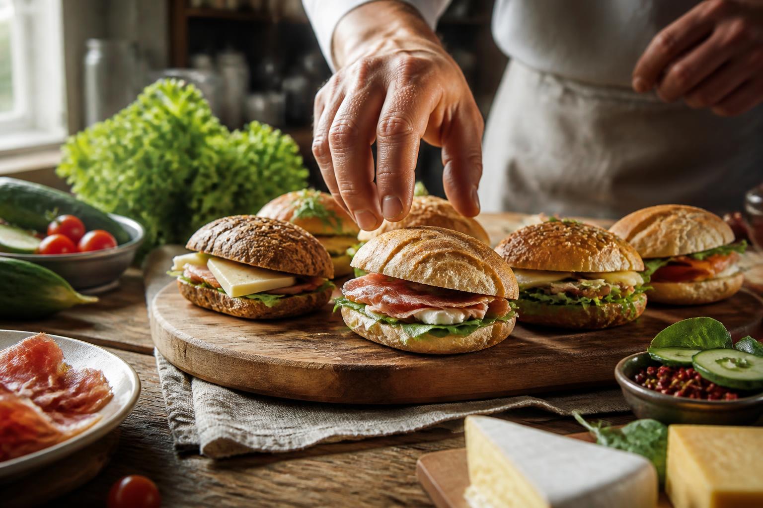 Comment choisir les ingrédients parfaits pour un assortiment de mini sandwiches réussi