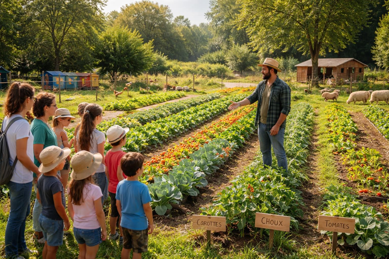 Comment la ferme pédagogique à Bourgoin sensibilise à l&rsquo;agriculture durable