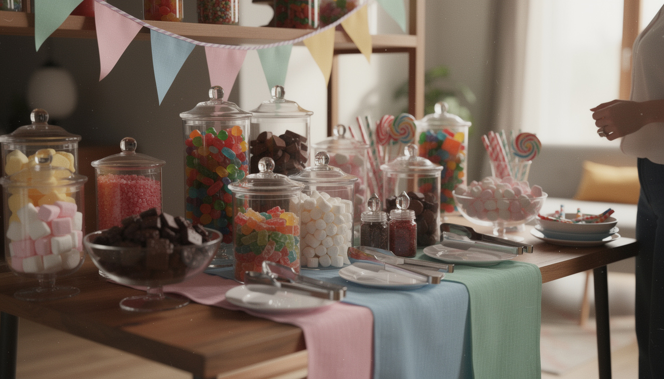découvrez les meilleurs conseils pour décorer votre bar à bonbons coloré et créer une ambiance festive et gourmande qui ravira tous vos invités.