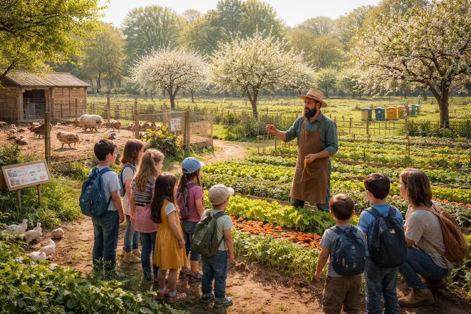 Les secrets d&rsquo;une ferme pédagogique à Chartres : entre culture et sensibilisation