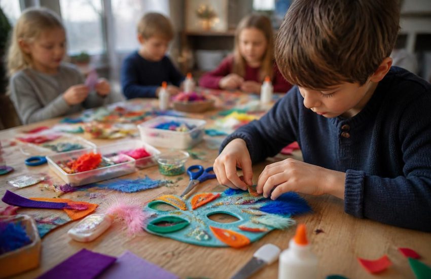 découvrez comment organiser un atelier ludique de création de masques rigolos pour enfants, avec des conseils pratiques pour stimuler leur créativité et garantir un moment de joie et d'amusement.
